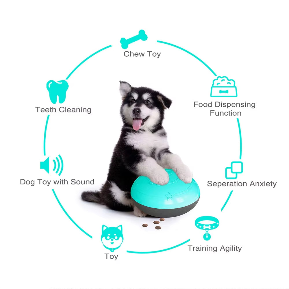 Funny Leaking Food Toy for Small/Medium/Large Dogs Resistant Squeaky Dog Toys Durable Slow Food Bowl Dog Supplies Pet Products